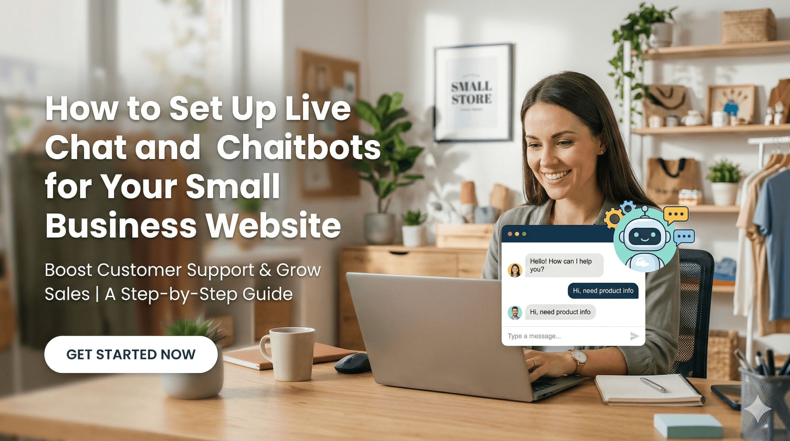 How to Set Up Live Chat and Chatbots
